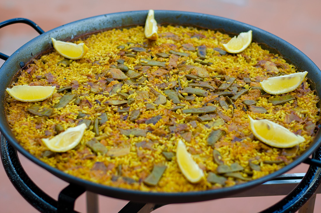 paella vegetariana